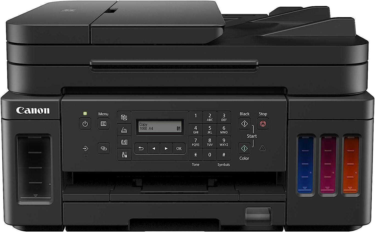 Canon G7020 All-in-One Printer Home Office | Wireless Supertank (Megatank) Printer | Copier | Scan, | Fax and ADF with Mobile Printing, Black - Image 3